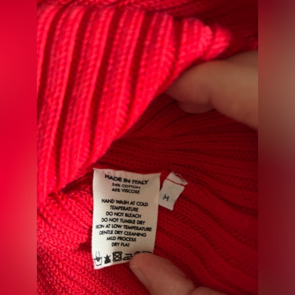 Mansur Gavriel | Red Knit Dress | M - Picture 3 of 4